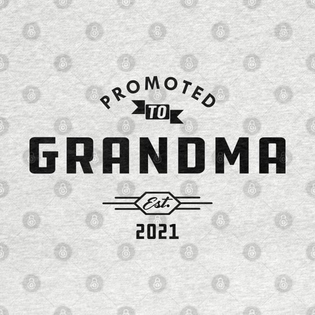 New Grandma - Promoted to grandma est. 2021 by KC Happy Shop